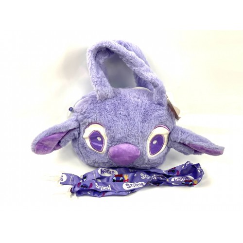 Чанта плюшена Стич Stitch лилав