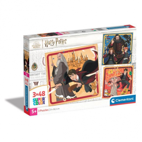CLEMENTONI 3x48ч. Пъзел Harry Potter