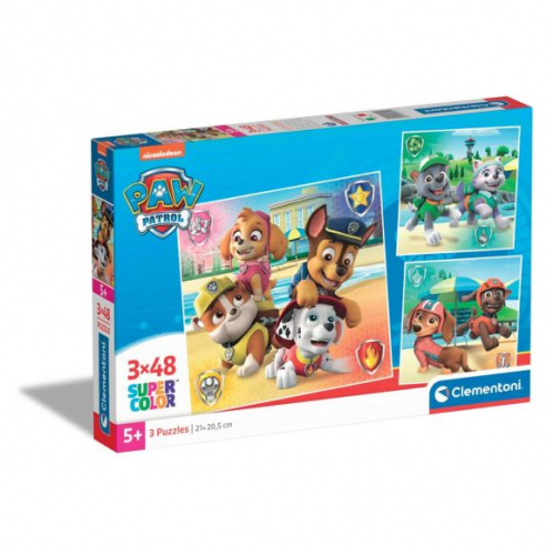CLEMENTONI 3x48ч. Пъзел Paw Patrol