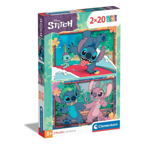 CLEMENTONI 2x20ч. Пъзел Stitch CLEMENTONI 2x20ч. Пъзел Stitch