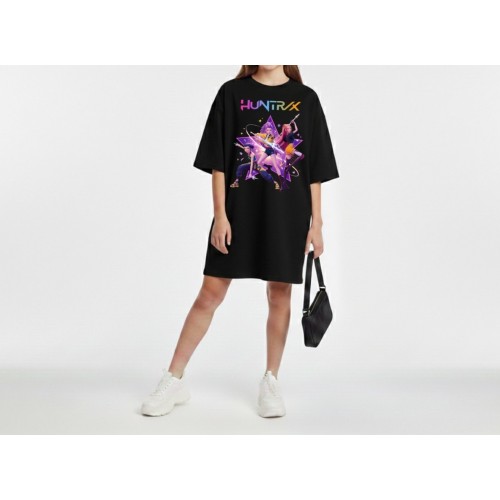 Рокля KPOP HUNTRIX черна