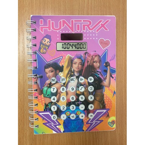Тефтер KPOP с калкулатор