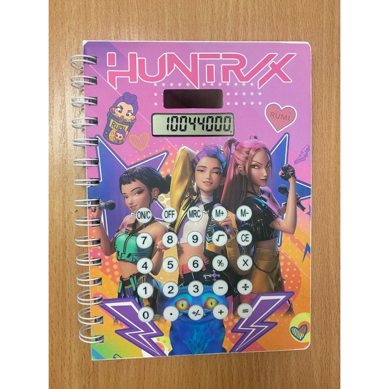 Тефтер  KPOP с калкулатор
